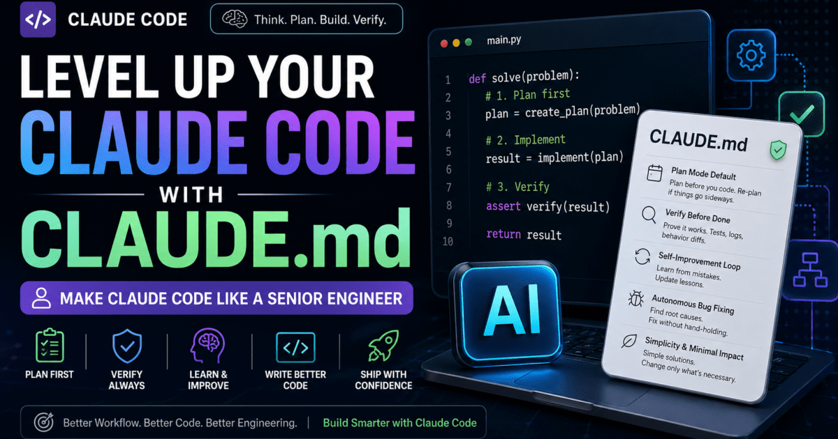 Level Up Your Claude Code with CLAUDE.md 1 Level Up Your Claude Code with CLAUDE.md