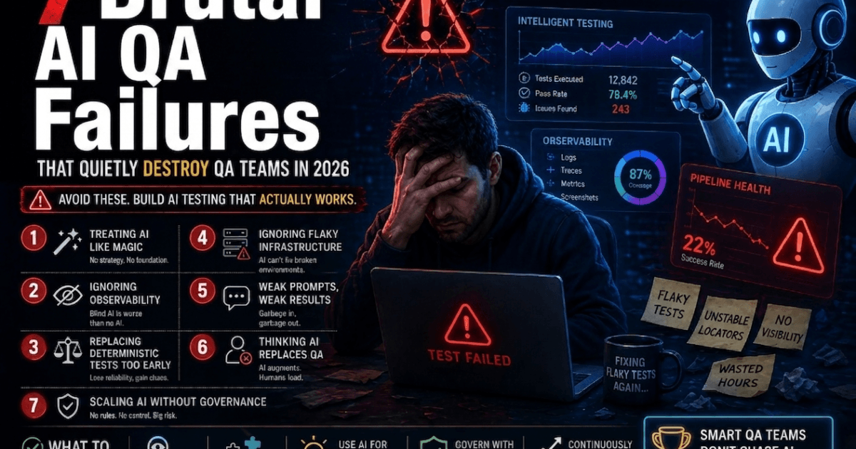 7 Brutal AI QA Failures Destroying Modern Testing Teams in 2026