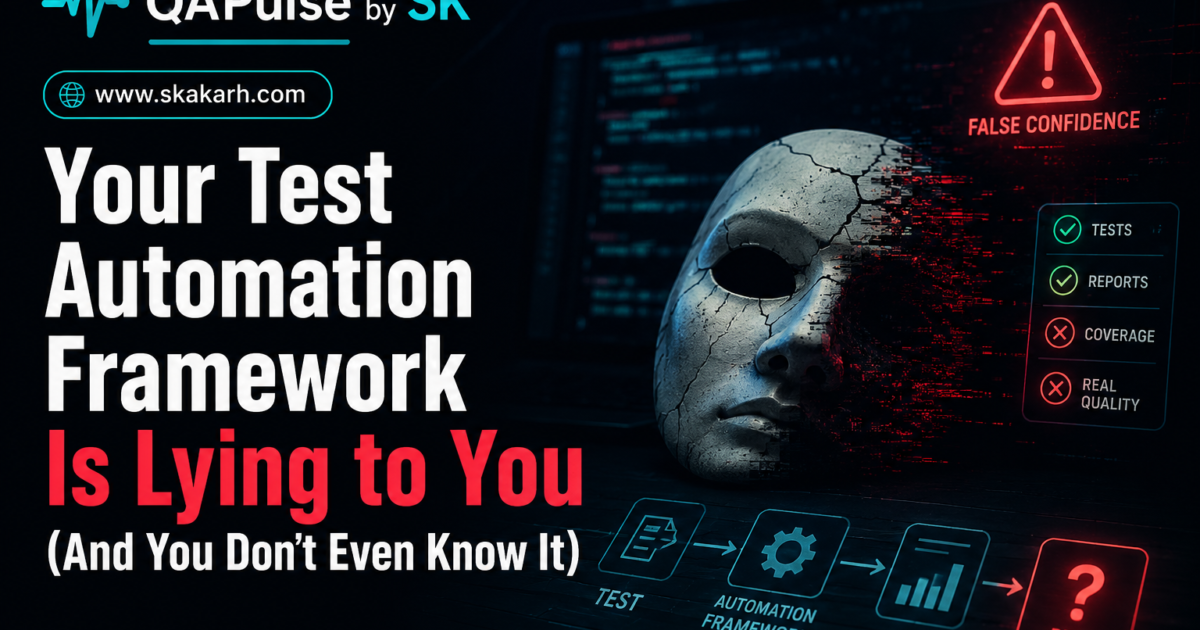 Your Test Automation Framework Is Lying to You (And You Don’t Even Know It)