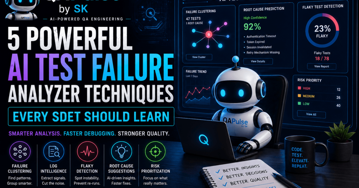 5 Powerful AI Test Failure Analyzer Techniques Every SDET Should Learn