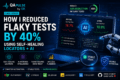 How I Reduced Flaky Tests by 40% Using Self-Healing Locators + AI