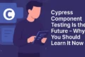 Cypress component testing vs E2E testing diagram showing when to use each for frontend QA