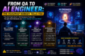 From QA to AI Engineer: The REAL Roadmap Nobody Tells You (Complete Guide) 2 Roadmap from QA engineer to AI engineer showing skills tools and career progression for SDETs