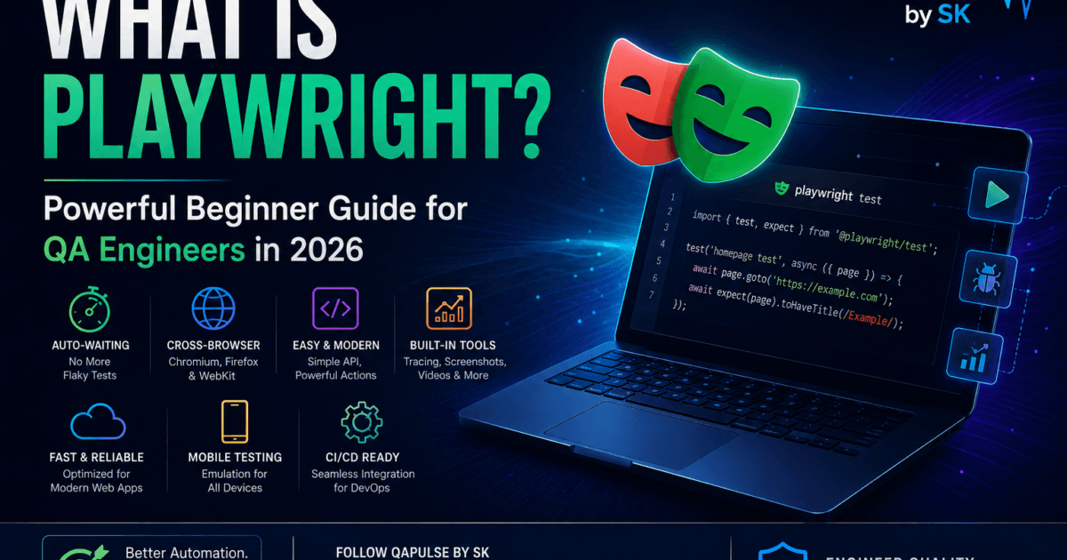 What is Playwright? Powerful Beginner Guide for QA Engineers in 2026