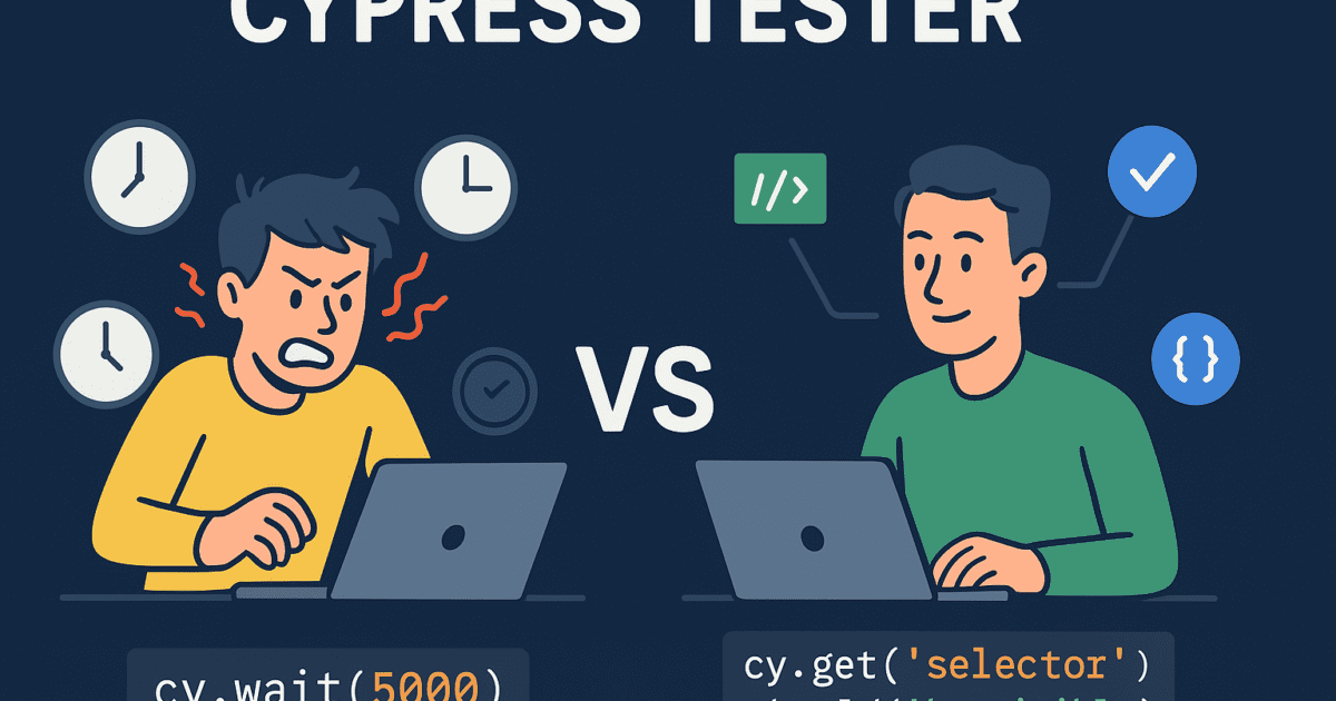 90% of Cypress Testers Are Using cy.wait() Wrong — Here’s the Right Way