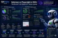 Selenium vs Playwright enterprise automation comparison with modern QA engineering dashboards and AI-native testing workflows