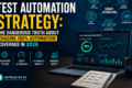 Test Automation Strategy: The Dangerous Truth About Chasing 100% Automation Coverage in 2026 9 Test Automation Strategy dashboard showing risk-based testing, Playwright automation, AI-assisted execution, observability metrics, and quality engineering workflows