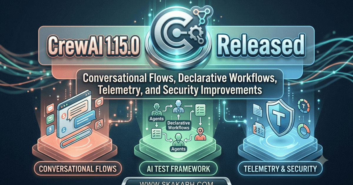 CrewAI 1.15.0 Released: Agentic AI Workflow Improvements Every QA Engineer Should Know