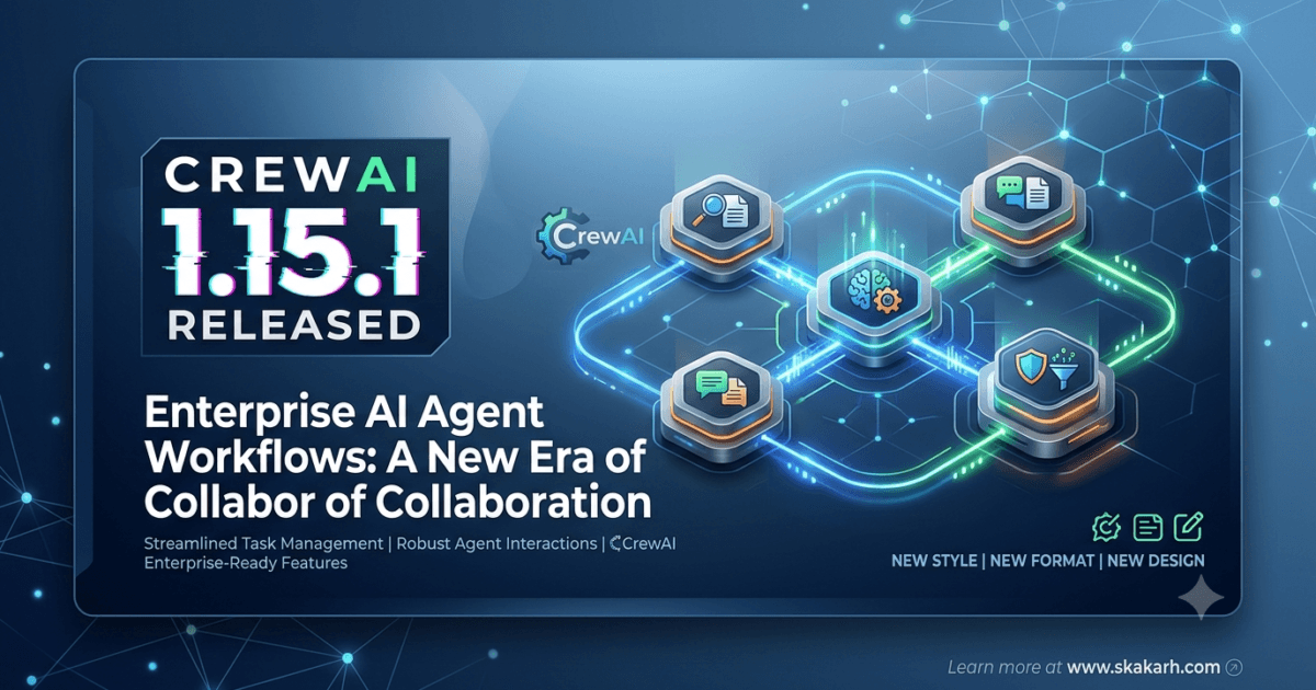 CrewAI 1.15.1 Released: What QA Engineers Need to Know About the Latest AI Agent Update