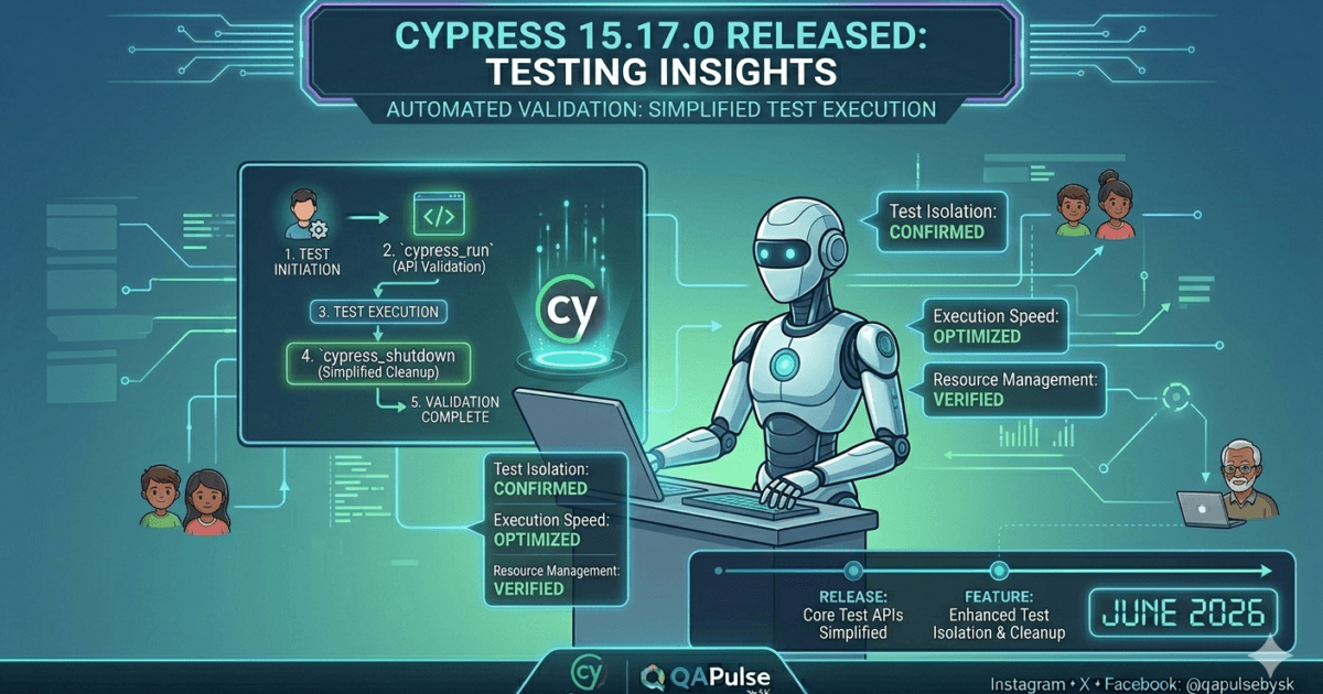 Cypress 15.17.0 Released: Valuable Stability Improvements QA Engineers Should Know
