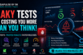 Flaky Test Management: 11 Costly Reasons Automation Frameworks Fail in 2026 5 Flaky Test Management dashboard showing unstable automation failures Playwright debugging traces CI/CD pipeline reliability metrics and quality engineering analytics