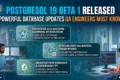 PostgreSQL 19 Beta 1 Released: Powerful Database Updates QA Engineers Must Know PostgreSQL 19 Beta 1 compatibility testing with APIs microservices and automation frameworks