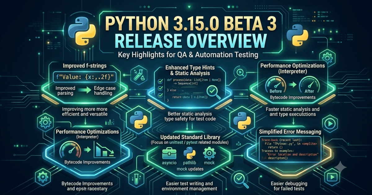 Python 3.15.0 Beta 3 Released: Important Testing Improvements Every QA Engineer Should Know