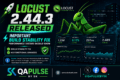 Performance testing engineer validating Locust 2.44.3 build stability improvements in automated CI/CD environments