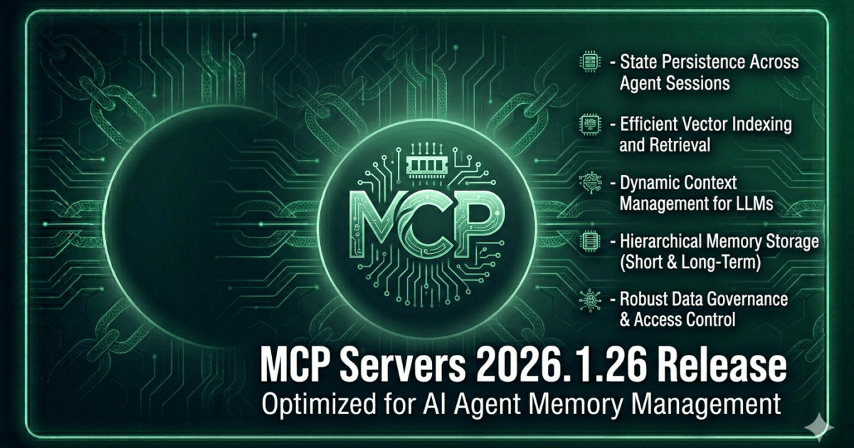 MCP Servers 2026.1.26 Released: Essential Updates AI Testing Engineers Should Track