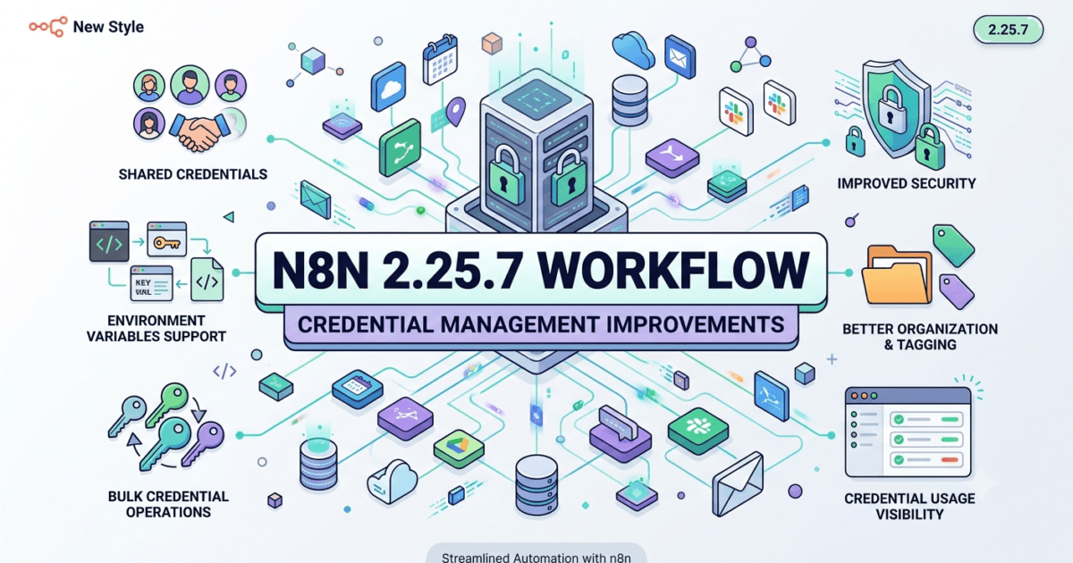 n8n 2.25.7 Released: Important Credential Security Improvement QA Engineers Should Know