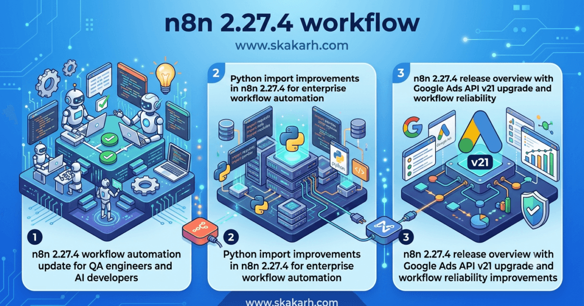 n8n 2.27.4 Released: Essential Workflow Improvements Every QA Engineer Should Know 1 n8n 2.27.4 Released: Essential Workflow Improvements Every QA Engineer Should Know