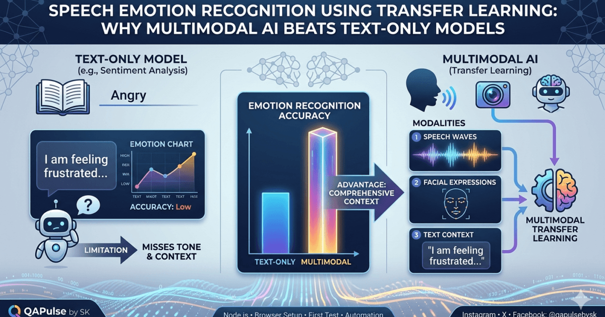Speech Emotion Recognition Using Transfer Learning: Why Multimodal AI Beats Text-Only Models 1 Speech Emotion Recognition Using Transfer Learning: Why Multimodal AI Beats Text-Only Models