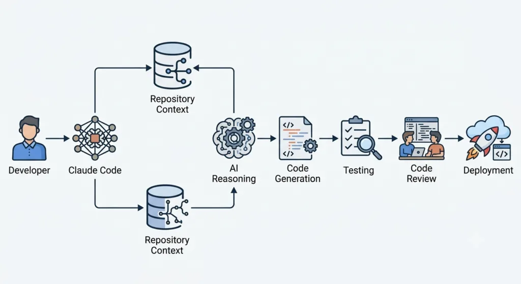 Claude Code Complete Guide: Features, Workflows, Best Practices & Real-World Use Cases (2026) The High-Level Architecture of Claude Code