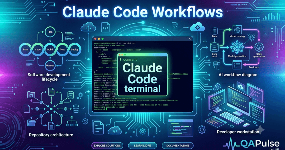 Claude Code Workflows: Complete Guide to AI Assisted Software Development 1 Claude Code Workflows: Complete Guide to AI Assisted Software Development