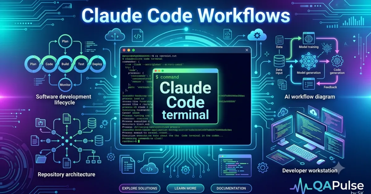 Claude Code Workflows: Complete Guide to AI Assisted Software Development Claude Code Workflows: Complete Guide to AI Assisted Software Development