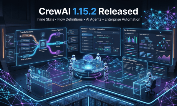 CrewAI 1.15.2 Released inline skills and Flow Definition improvements for QA Engineers