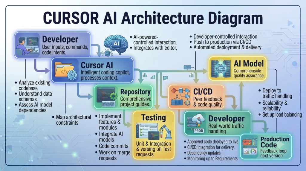 Cursor AI: Architecture Diagram