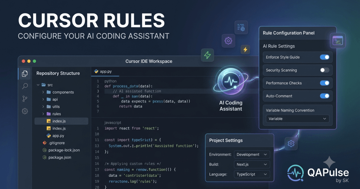 Cursor Rules: Complete Guide to AI Coding Standards, Project Instructions, and Automation (2026) 1 Cursor Rules: Complete Guide to AI Coding Standards, Project Instructions, and Automation (2026)