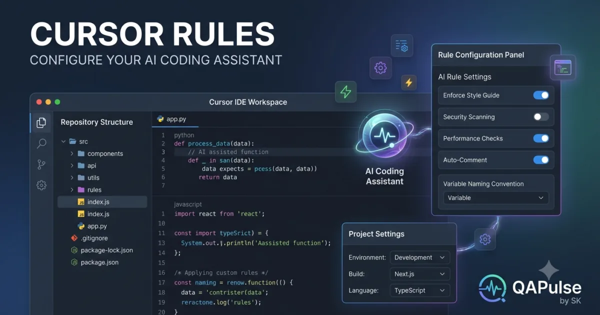 Cursor Rules: Complete Guide to AI Coding Standards, Project Instructions, and Automation (2026) Cursor Rules: Complete Guide to AI Coding Standards, Project Instructions, and Automation (2026)