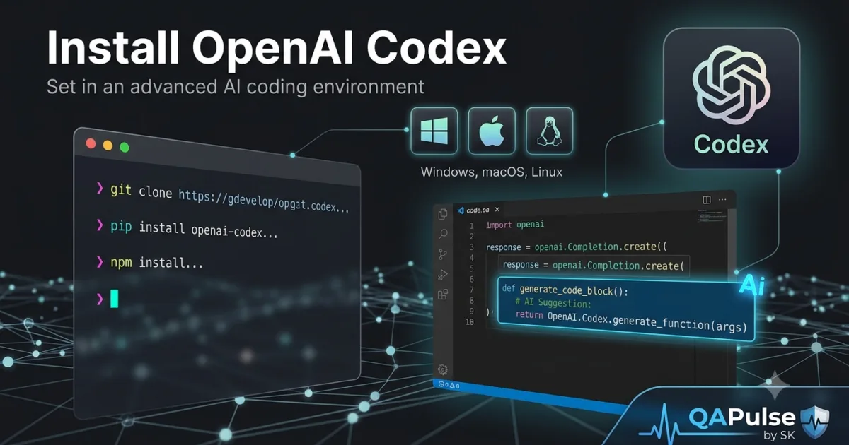 Install OpenAI Codex: Complete Setup Guide for Windows, macOS, and Linux (2026) Install OpenAI Codex: Complete Setup Guide for Windows, macOS, and Linux (2026)