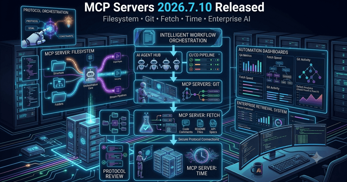 MCP Servers 2026.7.10 Released — What's New for QA Engineers 1 MCP Servers 2026.7.10 Released — What’s New for QA Engineers