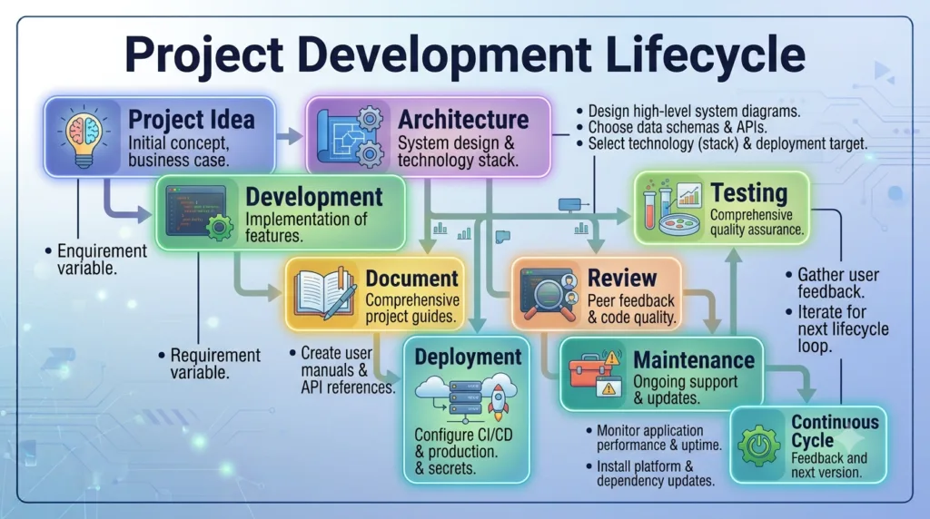 Claude Code Projects: Build Real AI-Powered Software from Scratch Project Development Lifecycle