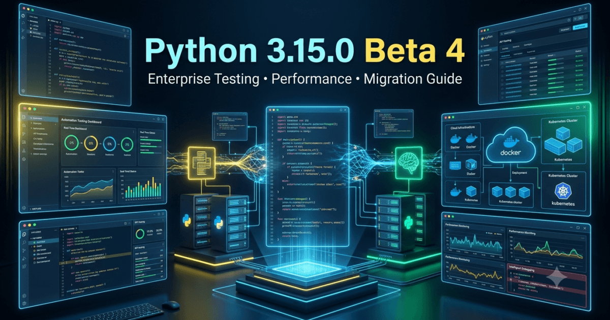 Python 3.15.0 Beta 4 Brings the Next Generation of Python Closer to Production 1 Python 3.15.0 Beta 4 Brings the Next Generation of Python Closer to Production