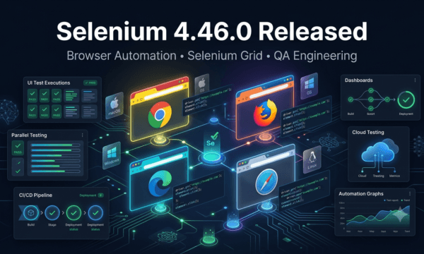 Selenium 4.46.0 Released browser automation improvements for QA Engineers using Selenium WebDriver and Selenium Grid