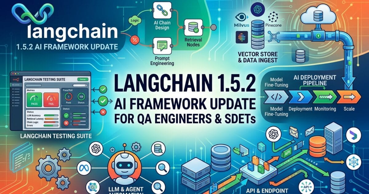 LangChain 1.5.2 Released: Essential Stability Improvements Every QA Engineer and AI Automation Expert Should Know 1 LangChain 1.5.2 Released: Essential Stability Improvements Every QA Engineer and AI Automation Expert Should Know