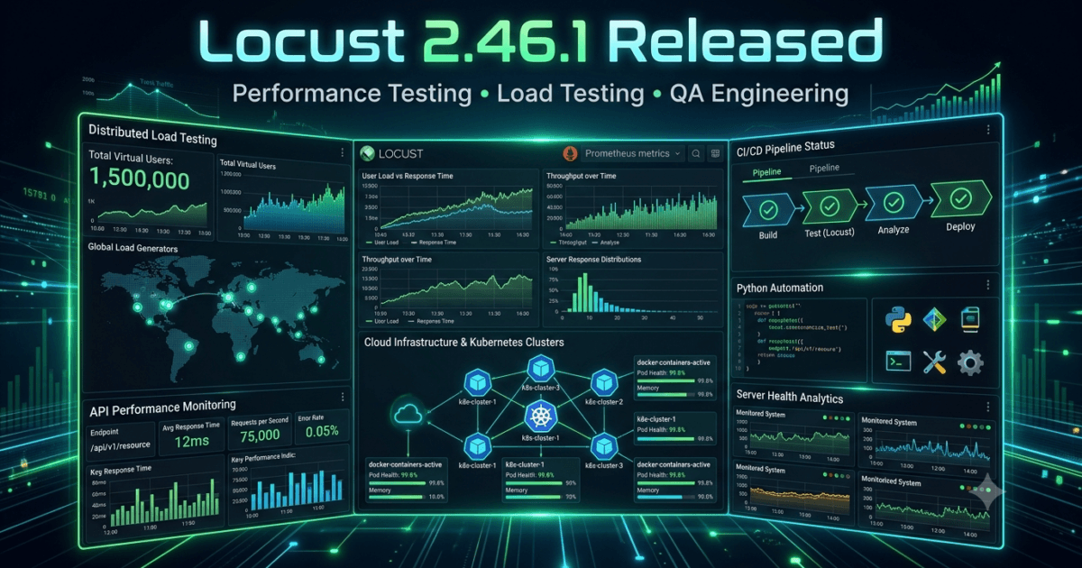Locust 2.46.1 Strengthens Performance Testing for Modern QA Engineers
