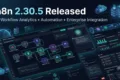 n8n 2.30.5 Release Brings Better AI Assistant Analytics, Node Alias Preservation, and Editor Improvements for Workflow Automation n8n 2.30.5 Released with AI Assistant workflow analytics improvements, node alias preservation, and enterprise workflow automation enhancements