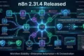n8n 2.31.4 Improves Workflow Stability and Editor Reliability for QA Engineers n8n 2.31.4 Released showing workflow editor improvements, automatic workflow group validation, enterprise automation dashboards, AI workflow orchestration, and production automation pipelines