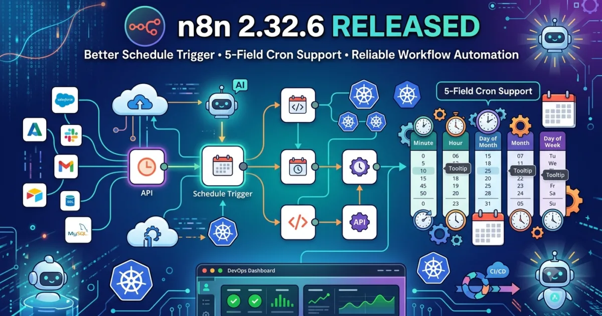 n8n 2.32.6 Released: Smarter Scheduling Improvements Every QA Engineer Should Know n8n 2.32.6 Released: Smarter Scheduling Improvements Every QA Engineer Should Know