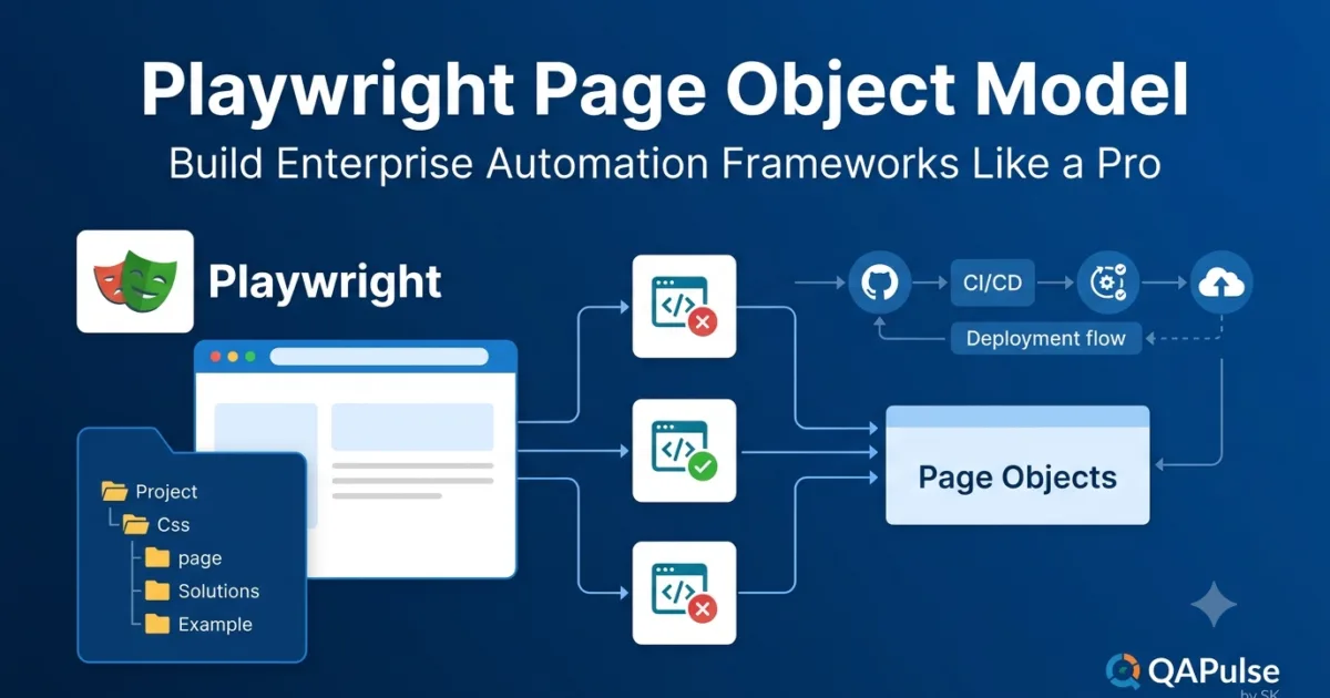 Day 10: Playwright Page Object Model (POM): Build a Scalable Test Framework Day 10: Playwright Page Object Model (POM): Build a Scalable Test Framework
