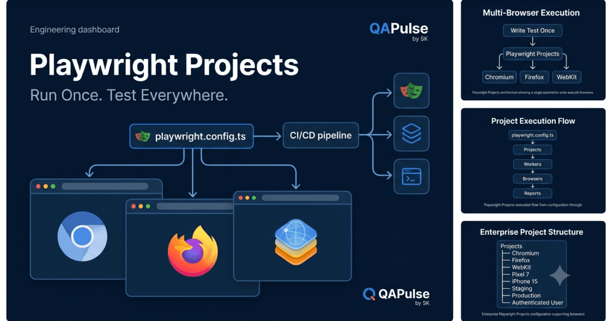 Day 9: Playwright Projects and Multi-Browser Testing: Complete Guide to Cross-Browser Automation
