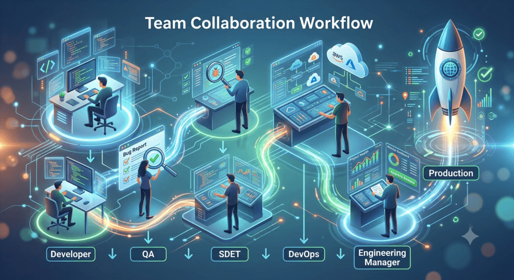 Claude Code Workflows: Complete Guide to AI Assisted Software Development 2 Claude Code Workflows: Team Collaboration Workflow
