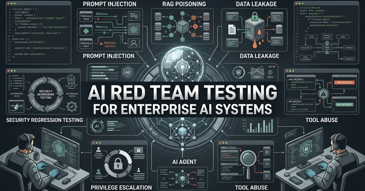 AI Red Team Testing: Building Adversarial Test Suites for Enterprise AI Systems