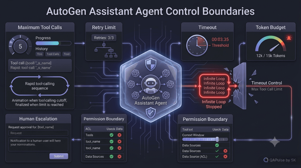 AutoGen Assistant Agent: Building Your First AI-Powered Assistant 4 AutoGen Assistant Agent execution limits retries timeout and security boundaries