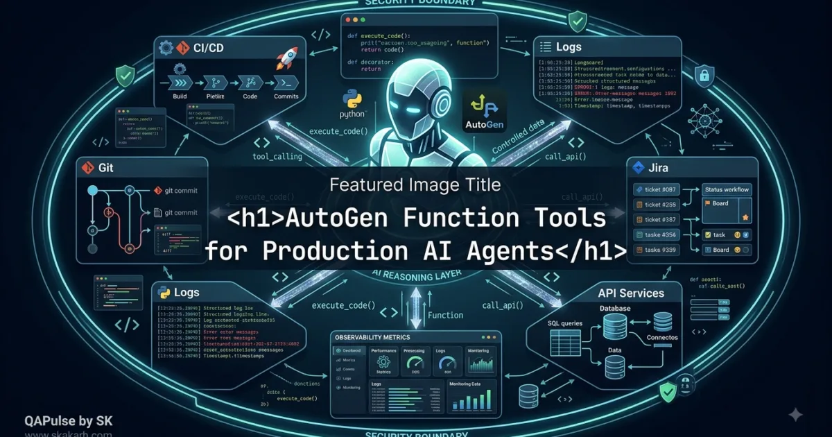 AutoGen Function Tools: Connect AI Agents to Python Functions