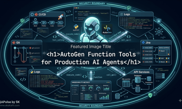 AutoGen Function Tools for Production AI Agents