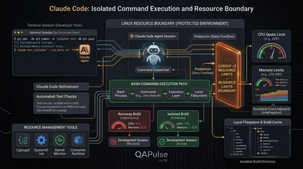 Claude Code 2.1.233: GitLab MRs, Safer Builds, Smarter Sessions and MCP Fixes 4 Claude Code: Isolated Command Execution and resource boundary
