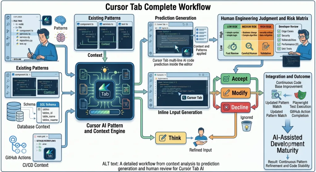 Cursor Tab Complete Workflow