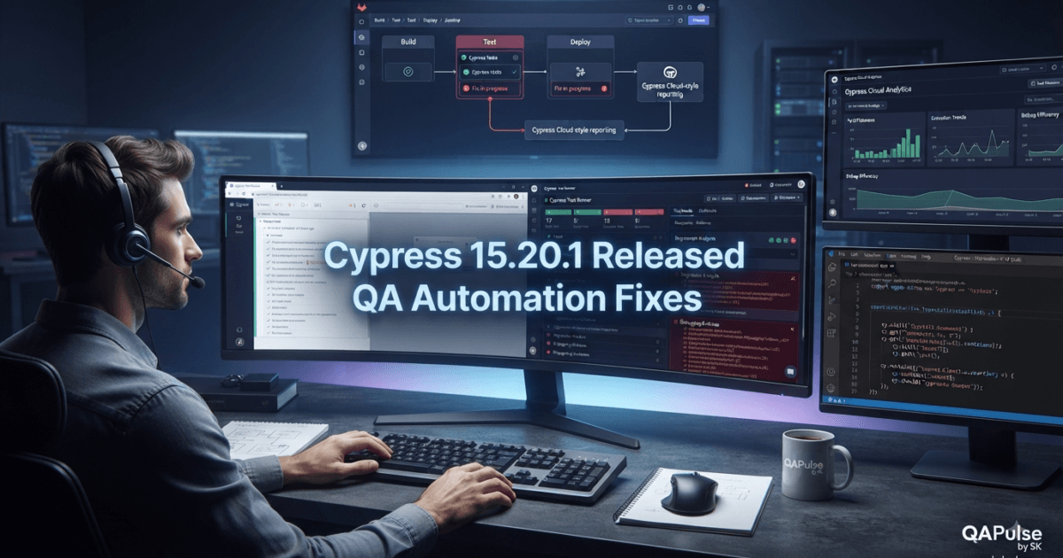 Cypress 15.20.1 Released: 5 Important Fixes QA Engineers Should Know