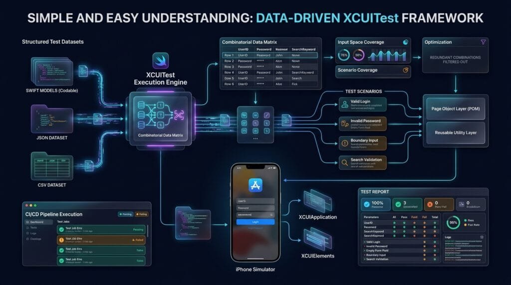 Data Driven XCUITest Framework